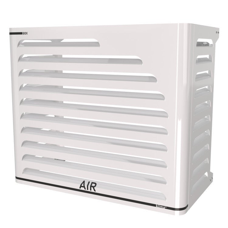 Cache clim extérieur Box Air Klima Curve M blanc | Leroy Merlin