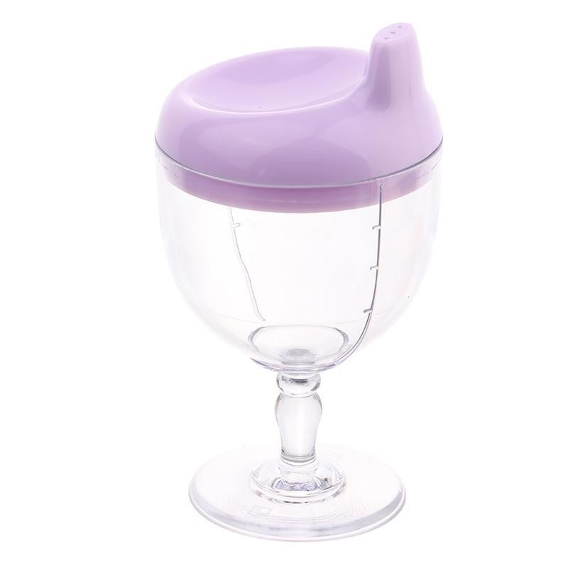 Pahar cu cioc antiscurgere pentru copii Flippy, mov, 150 ml