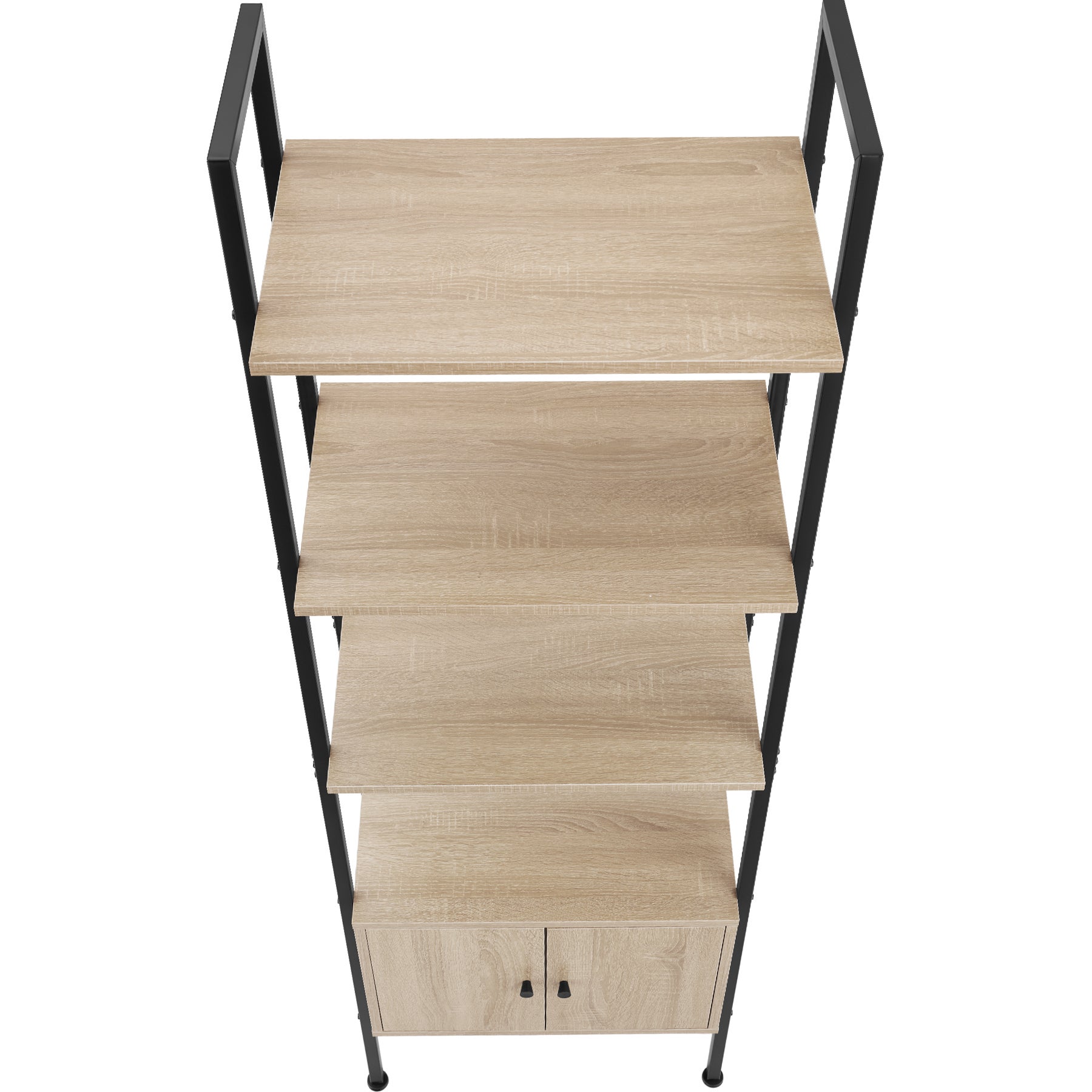 Tectake Etagère échelle Brentwood 57,5x34x173cm - Bois clair industriel, Chêne Sonoma - 4