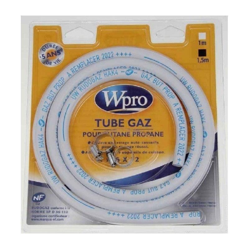 Tuyau Flexible Caoutchouc 1,5M À Visser Pour Gaz Propane Et Butane[Y407