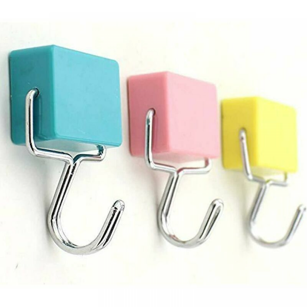 Zestaw 3 supermocnych magnetycznych haczyków łazienkowych