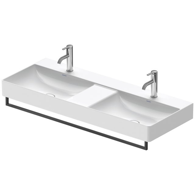 Duravit DuraSquare Porte-serviettes, pour lavabo 235312, 0031204600, Farbe: Noir Mat