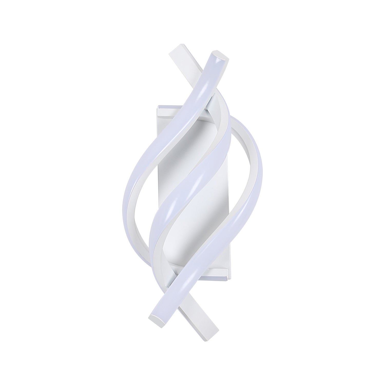 GOECO Applique Murale LED Moderne, Lumière Douce 3000K, Élégant Luminaire Acrylique 1280LM pour Salon, Chambre, Hall, Escalier - Blanc Chaud - 8
