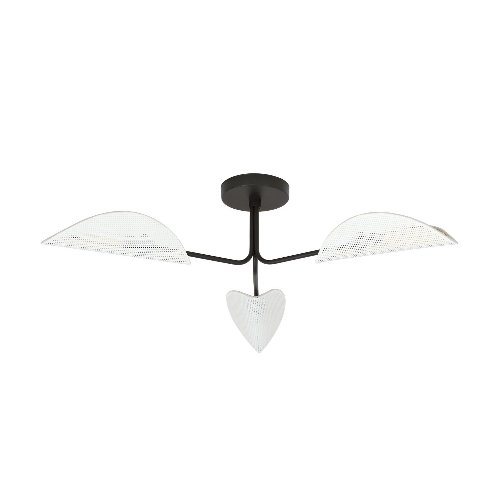 Lampa sufitowa GOMEZ czarno-biała-złota 3xE14x10W metal wym:20x87x87cm IP20 Emibig