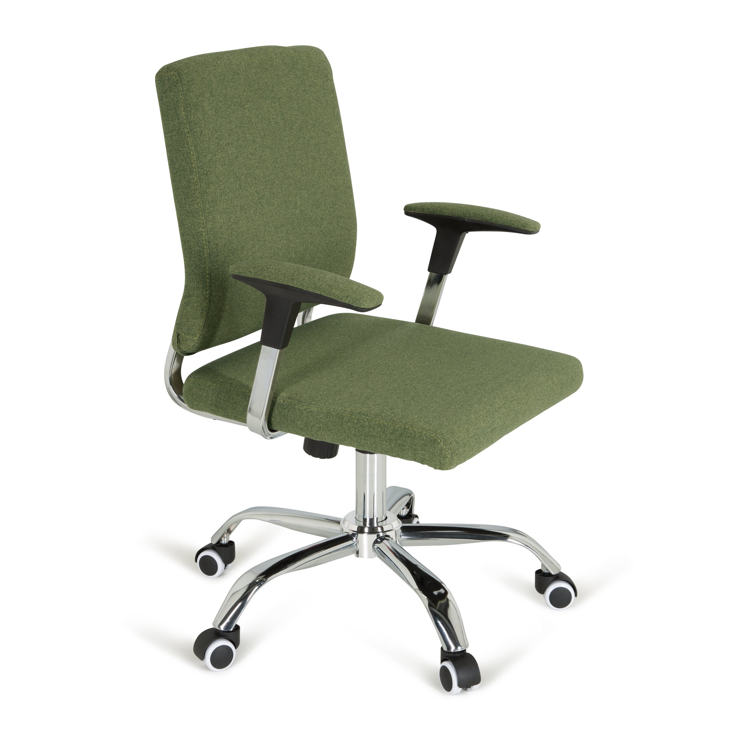 Sedia da ufficio / Sedia girevole CHARLES I Tessuto verde hjh OFFICE - 8