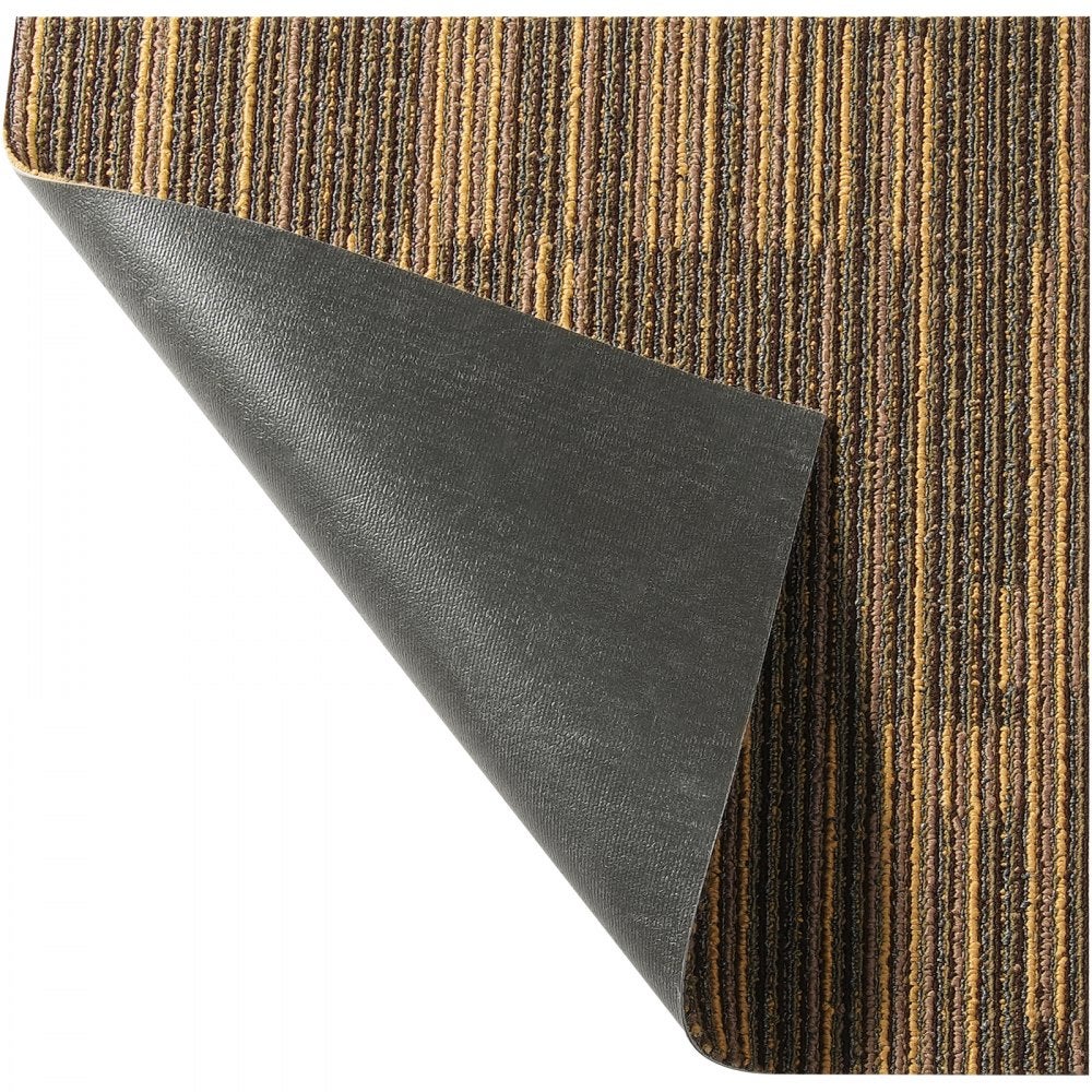 Set di piastrelle di moquette modulare 500x500mm marrone con base in PVC TEKMAQUINAS - 3