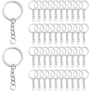 4 PCS Mini Mousqueton Rond 25mm Petit Mousqueton Crochet