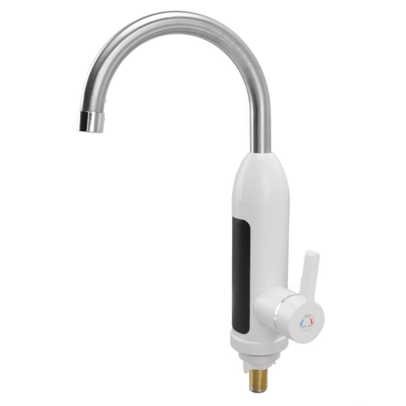 Przepływowy podgrzewacz wody 3000 W, bateria kuchenna ze stali nierdzewnej, bez zbiornika, IPX4, ABS, wtyczka brytyjska 220 V