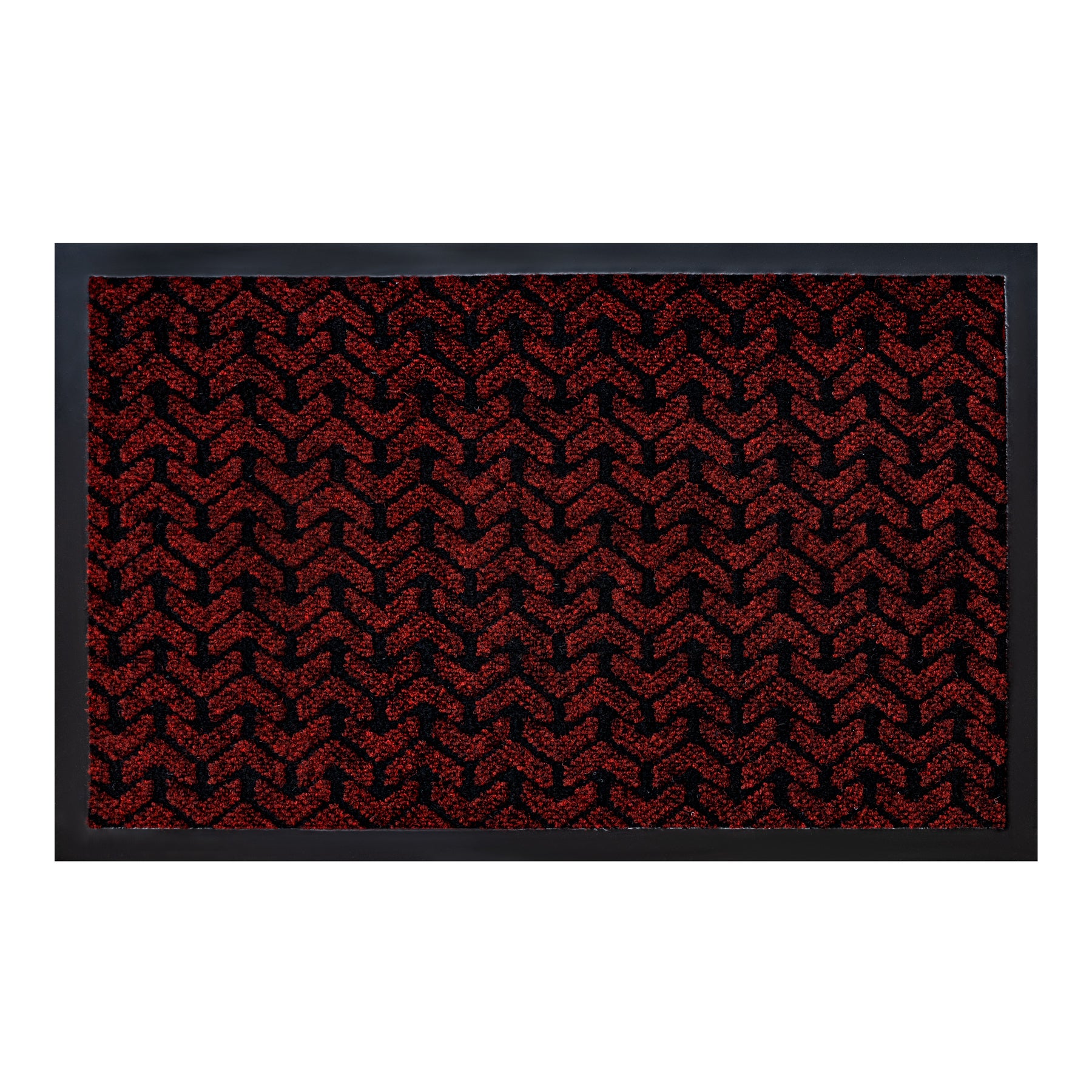 Wycieraczka antypoślizgowa DUNLOP 3353 czerwony - wewnętrzna, zewnętrzna na gumie 50x80 cm