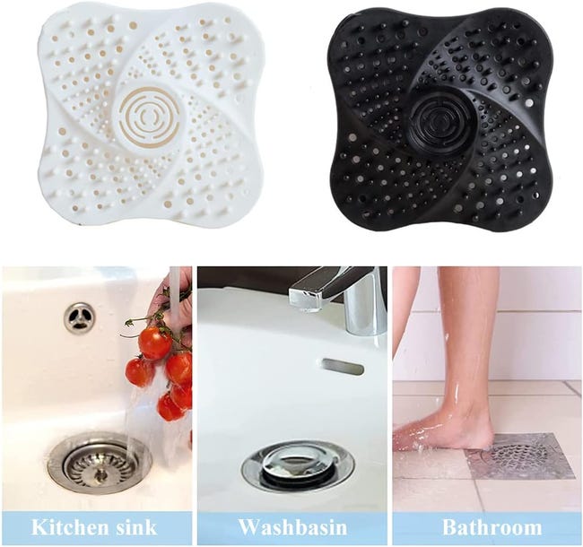 Filtro per capelli in silicone Lavello Filtro antiblocco Cucina Bagno Filtri per scarico fognario Doccia Scarico Vasca da bagno Tappo Filtri 13 Filtro per capelli in silicone Lavello Filtro antiblocco Cucina Bagno Filtri per scarico fognario Doccia Scarico Vasca da bagno Tappo Filtri 13