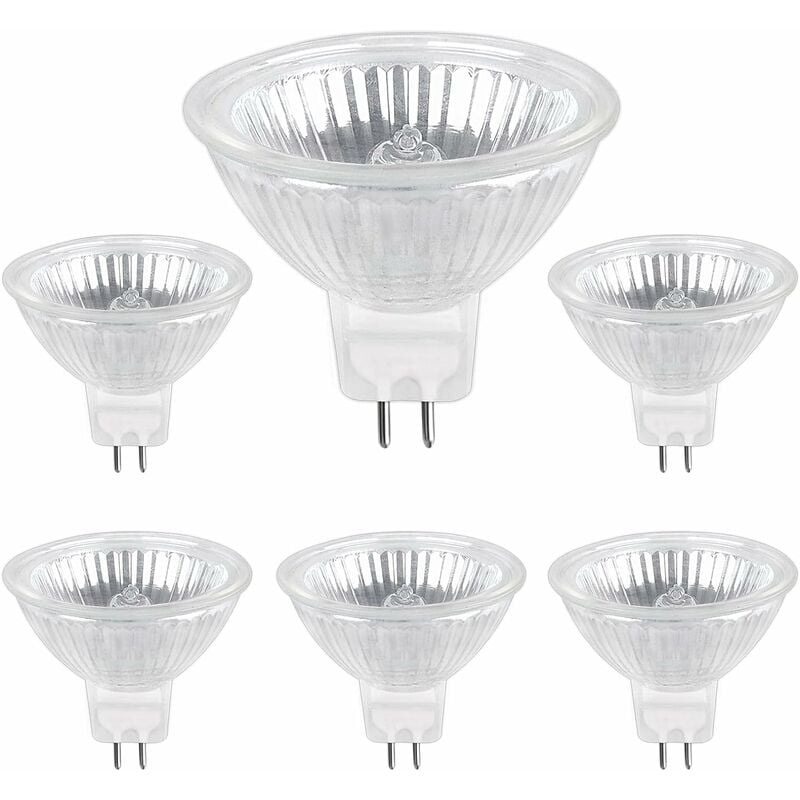 Ampoule LED GU5.3 Blanc Froid 6000K, MR16 LED AC DC12V 3W Equivalent à