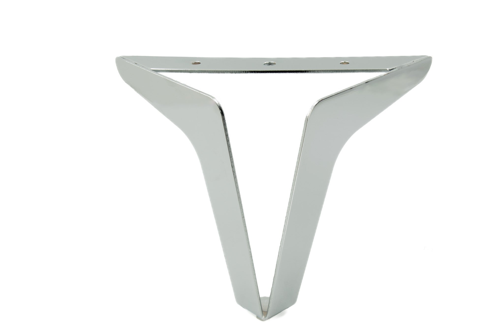 Noga meblowa Loft srebrna nóżka do sofy chrom wysokość 15 cm