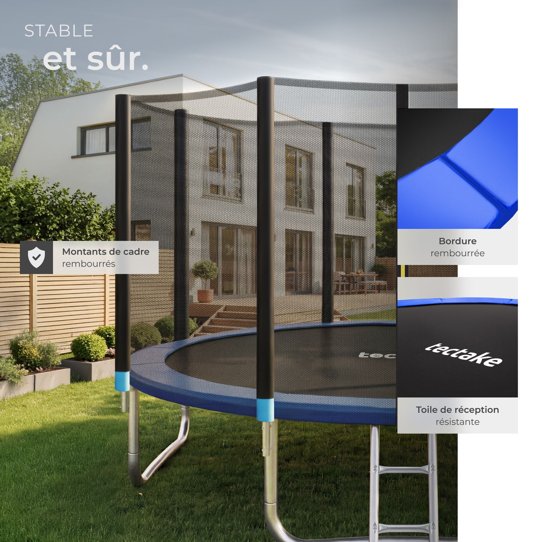 TECTAKE trampolim Ø 366 cm, GS certificado - 7