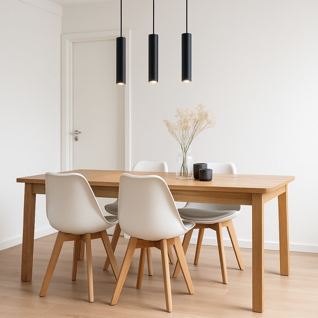 Lampa wisząca Keon LED GU10 3-punktowa 96 cm IP20 sufitowa slim czarna MasterLED - 5