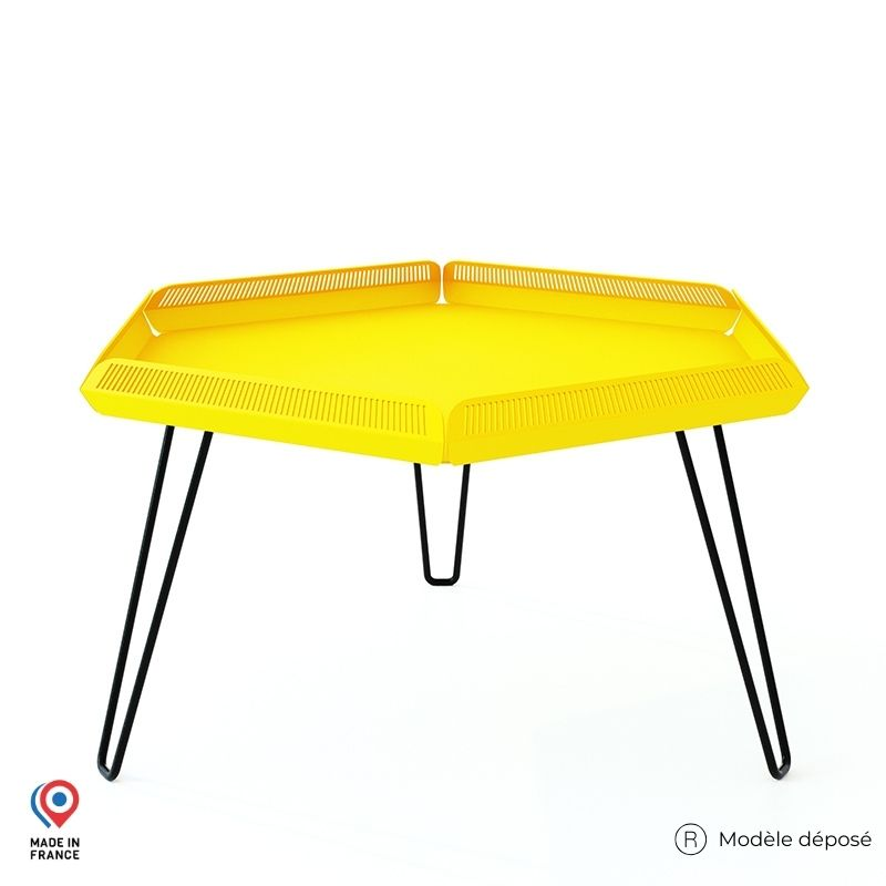 table-basse-de-jardin-hexagonal-en-acier-jaune-4-places-leroy-merlin
