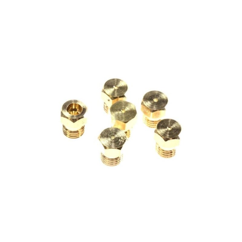 Kit Injecteurs Gaz 6mb Méthane 6 Pièces - Diamètres 0.80 à 1.45 Mm Pour Plaque De Cuisson Zanussi, Ariston - Garantie 5 Ans