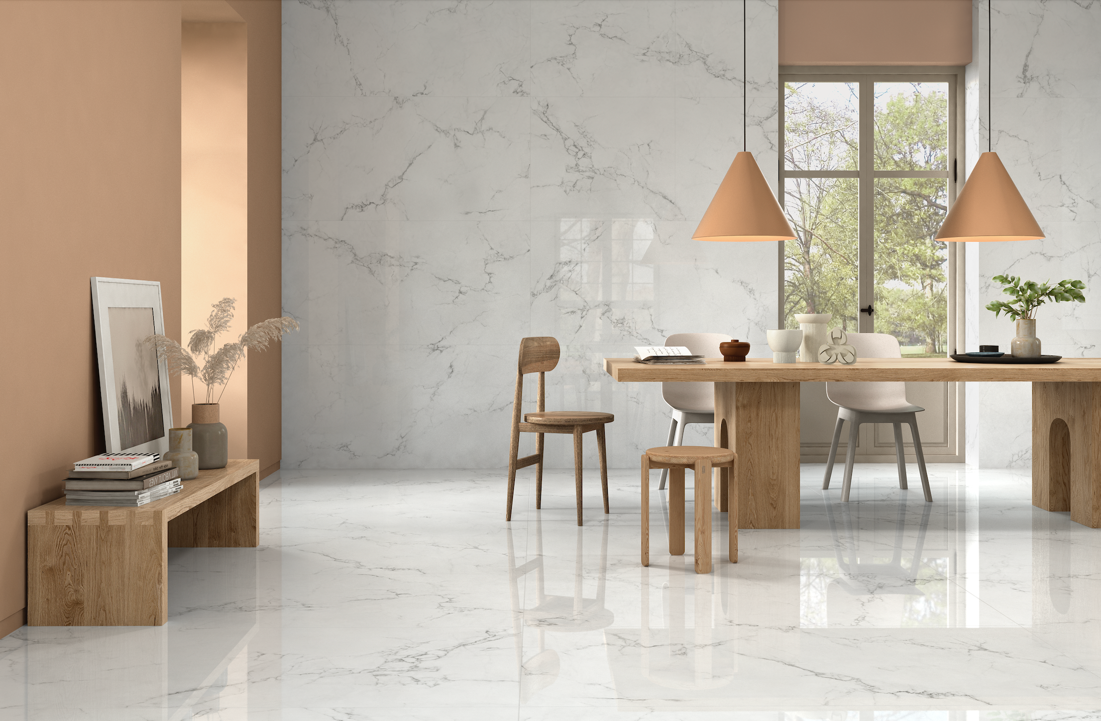 Carrelage Effet Marbre 79x79 Dakota Poli - ALLOCARRELAGE | Leroy Merlin