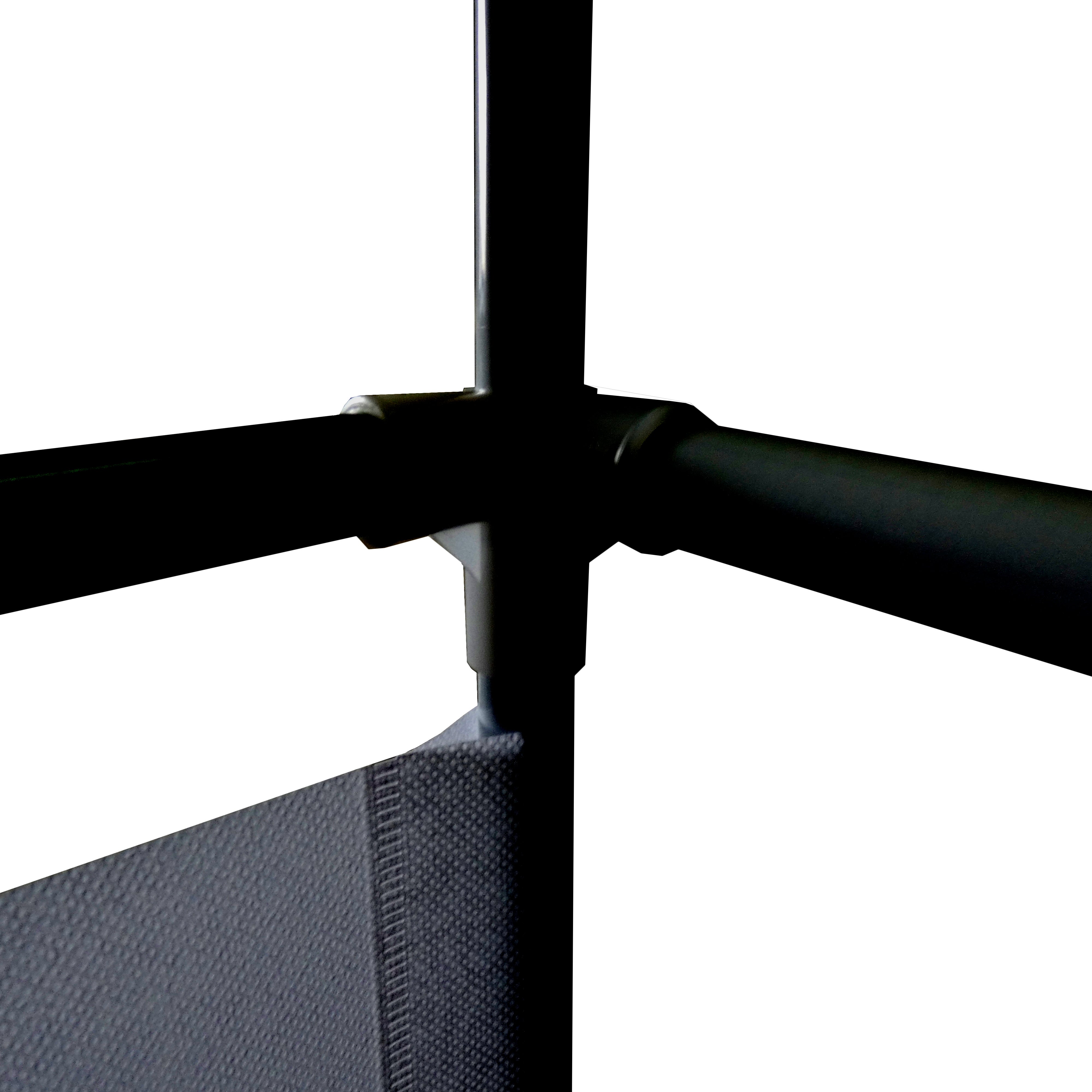 Portemanteau Hall d'Entrée Nyana Home 4 Étagères 8 Cintres Noir - 5