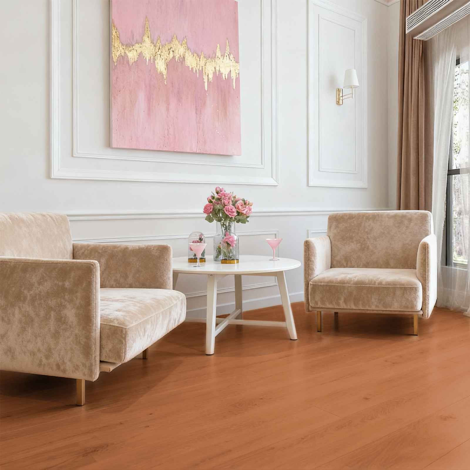 Pavimento in Legno Impermeabile e Resistente all'Usura914,4×152,4×2mm Facile da Installare e Pulire Alta Durabilità per Cucina,Bagno e Uso Commerciale - 7