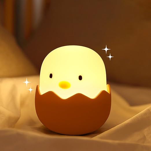 Dremkit - Luci notturne per bambini, 6 colori personalizzabili, con controllo tattile, ricaricabile tramite USB, dimmerabile, luce notturna calda per allattamento, bambini e bambini (bianco