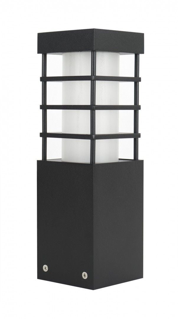 Lampa ogrodowa stojąca Rado czarna 1xE27x18W IP54 wym: 25 x 8 x 8 cm aluminium SU-MA