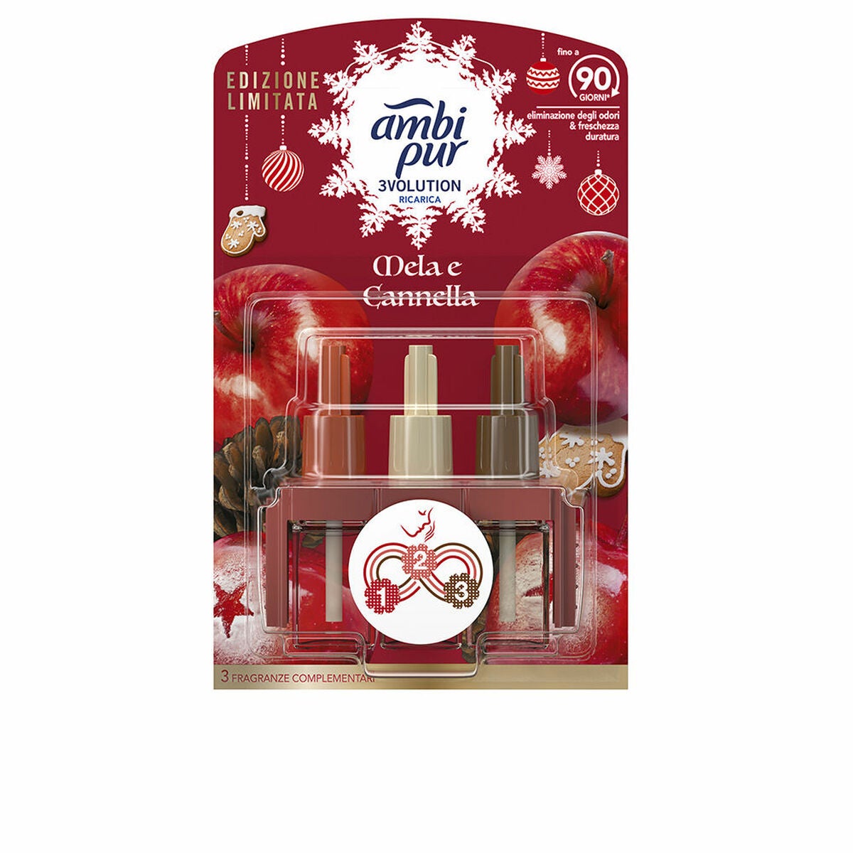 3 Deodoranti Pino Congelato Ricarica Elettrica Plug-in Ambi Pur