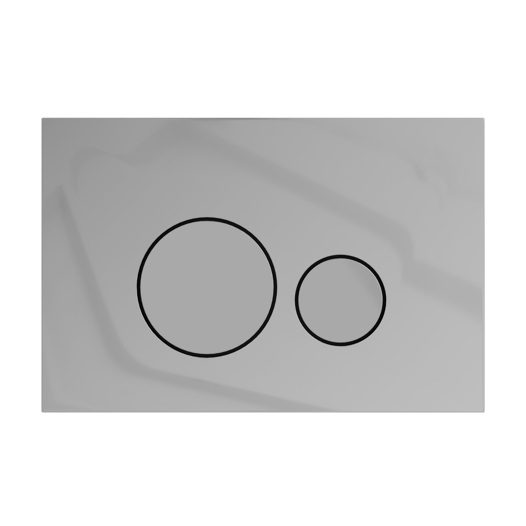 Przycisk spłukujący do stelaża podtynkowego Fortis 1 srebrny