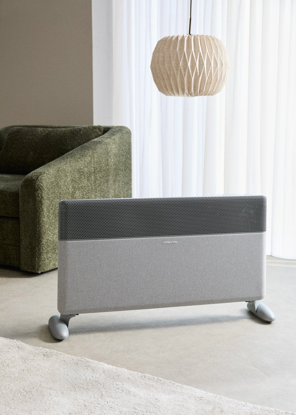 WARM TEXTILE INVERTER - Konwektor Inverter ścienny lub podłogowy z WiFi 1500W / 2000W