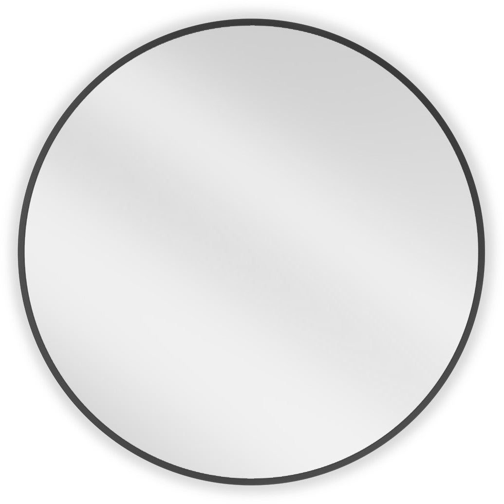 Miroir LED Rond 70 Cm Avec Cadre Aluminium Noir – Éclairage Frontal Dimmable 6000K, Anti-buée – Idéal Salle De Bain - 11