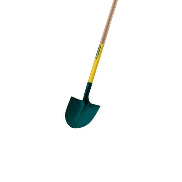 Pelle ronde tôle 29cm manche bois - 2