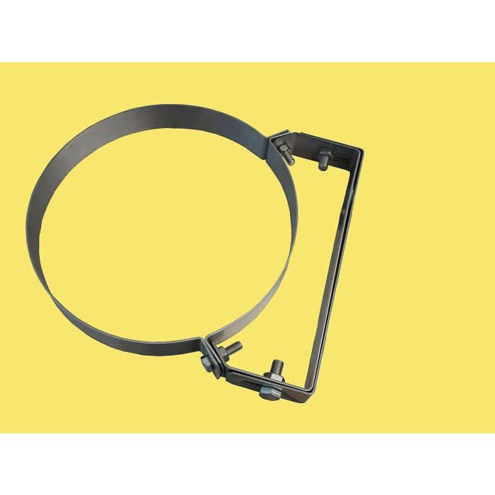 Support mural, collier inox réglable pour conduit de cheminée ...