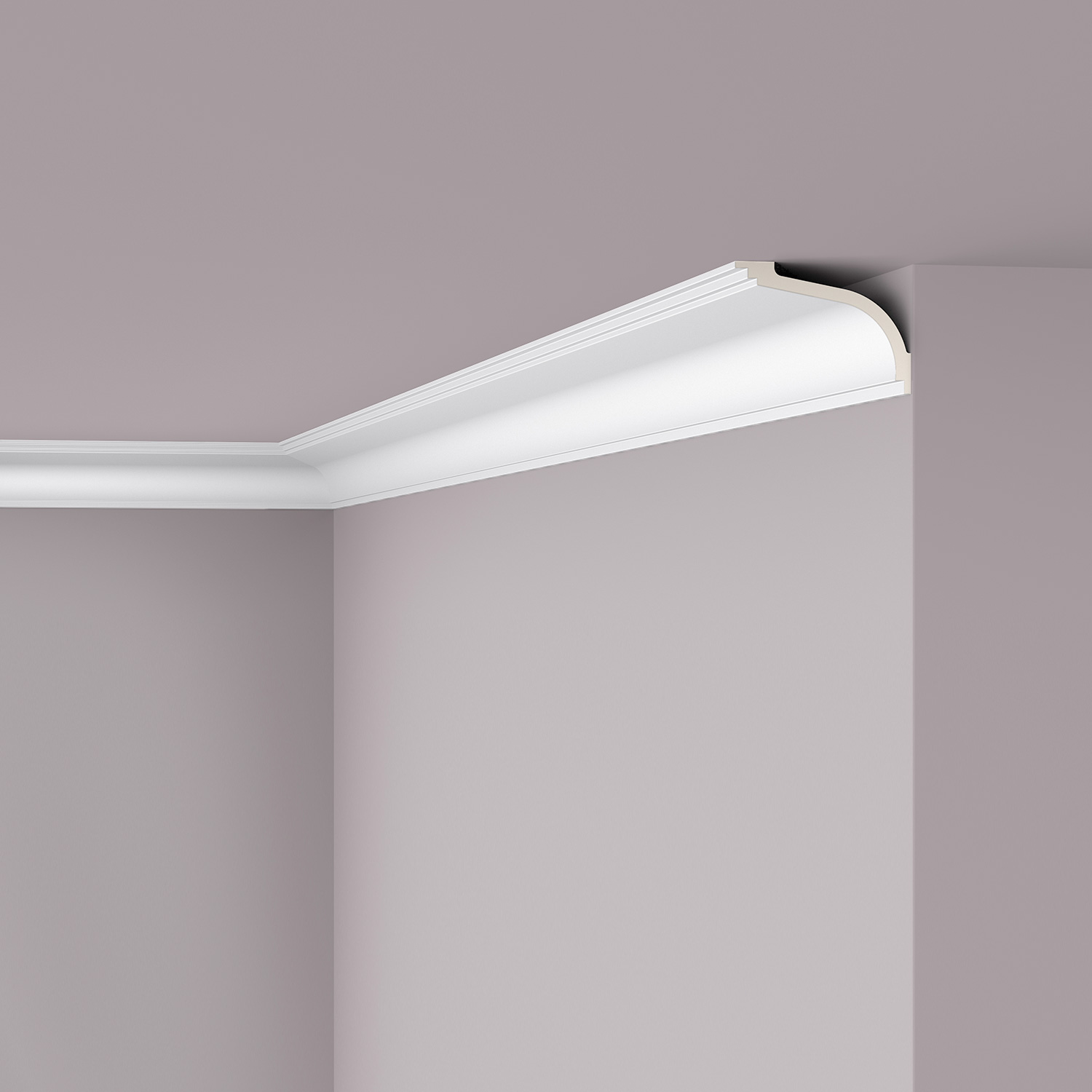 Z17 arstyl moldura de techo poliuretano noël & marquet 79 x 114 x 2000 | 1 pieza