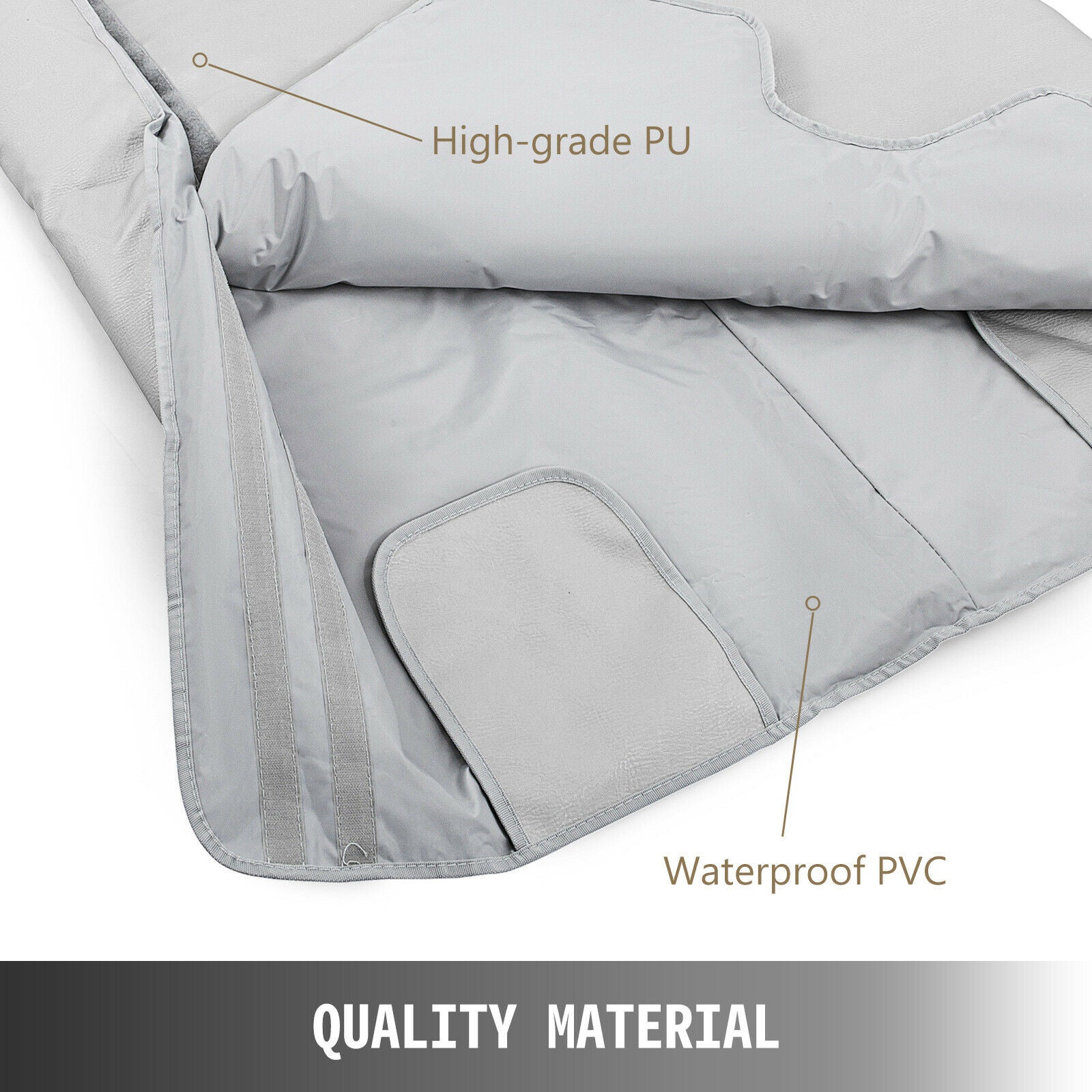 Couverture Sauna Portable Infrarouge VEVOR 180,3x90 cm Sauna Pliable Temperature Reglable 25-85°C Sauna Pliant Controleur Numerique a 3 Zones Chauffag - 3
