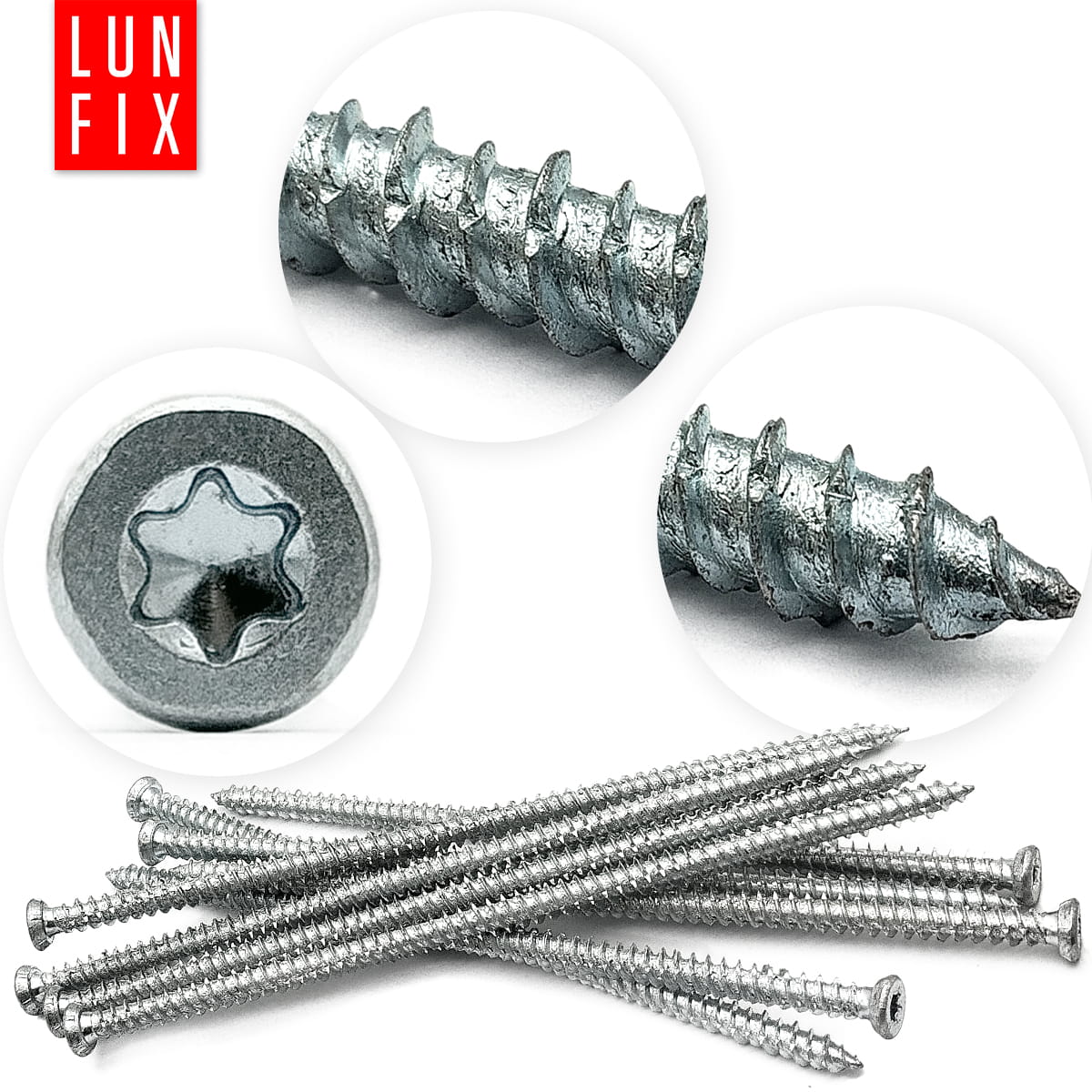 Wkręty do ościeżnic 7,5x182mm 100szt. - 3