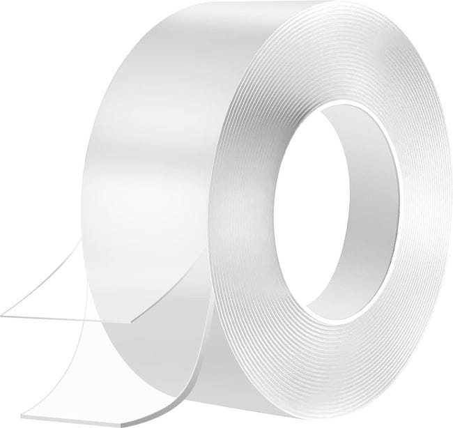 Taśma dwustronna - 5 m x 50 mm! x 2mm - Nano Taśma - Ekstra Gruba - Przezroczysta - Akrylowa