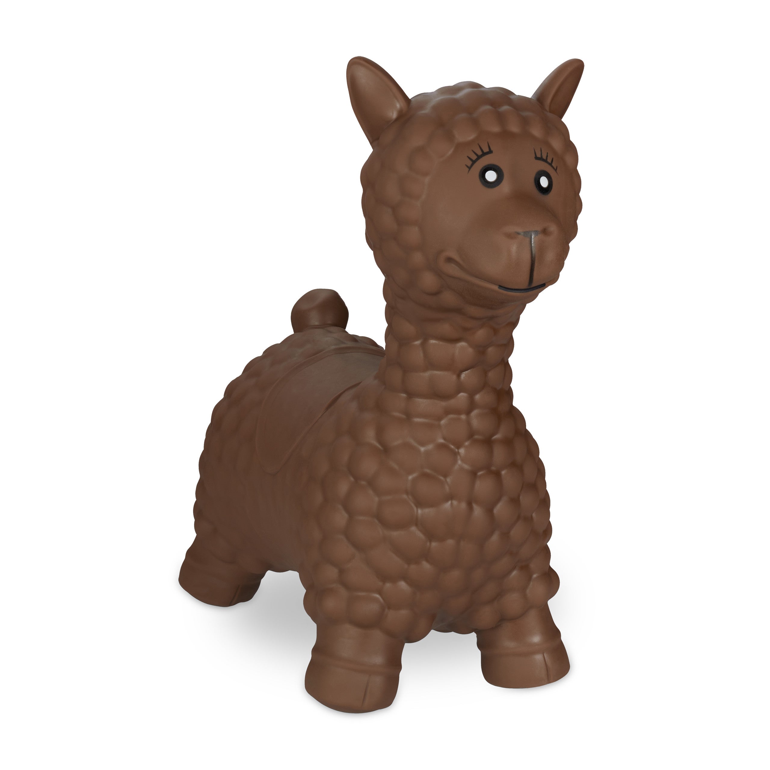 Unicorno Gonfiabile Relaxdays Per Bambini, Con Pompa Inclusa, Rivestimento Peluche, Regge 50 Kg, BPA-free, Rosa E Bianco, 48x27x52 Cm