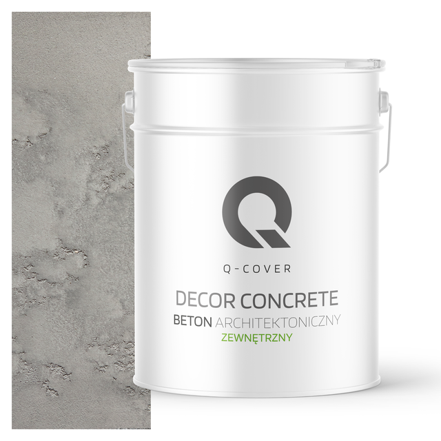 Beton Architektoniczny Zewnętrzny Q-Cover Szary Naturalny F275 15KG