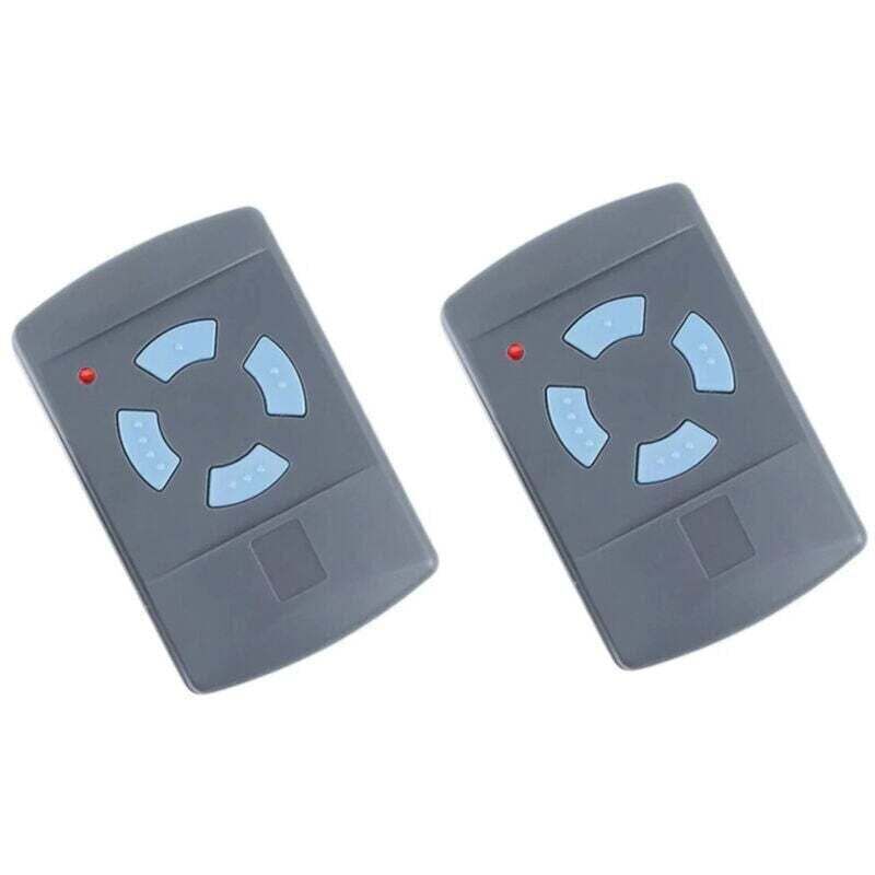 Telecomandă de garaj Enowelir 868 MHz 4 butoane albastre compatibile Hormann HS4 HSM2 HSP4 HS1 Tubauto, lot de 2