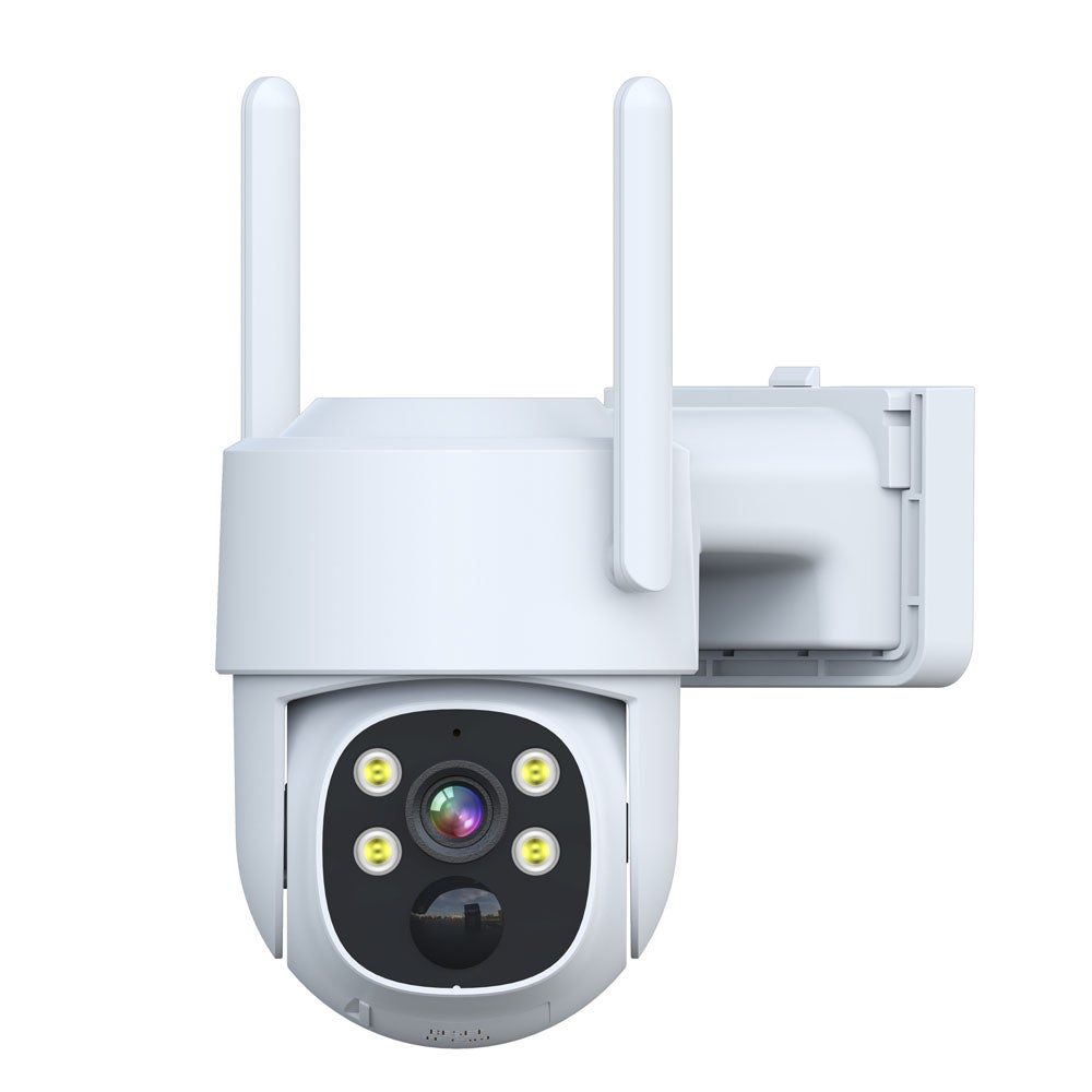 KIT écran 7″ enregistreur 4MP ULTRA HD + 4 Caméras rechargeables (2x PT) + 4 Panneaux solaire - 8