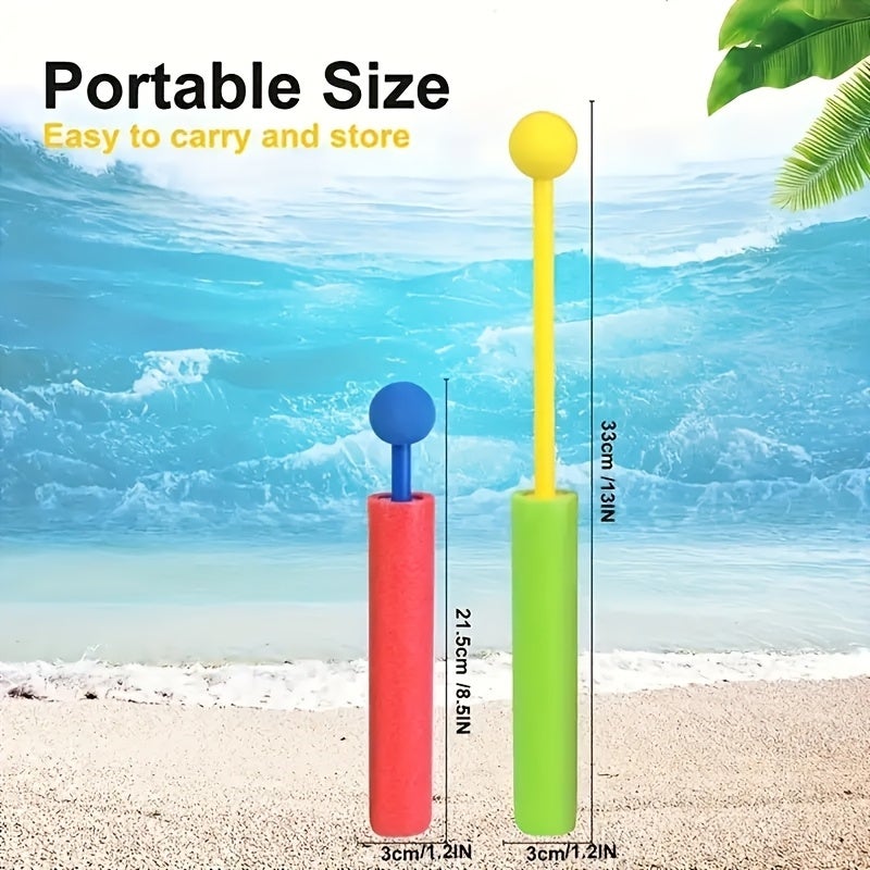 Lot de 8 pistolets à eau à mousse pour enfants et adultes, pistolets à eau super amusants pour piscine, plage, jardin, jeux d'été - 7