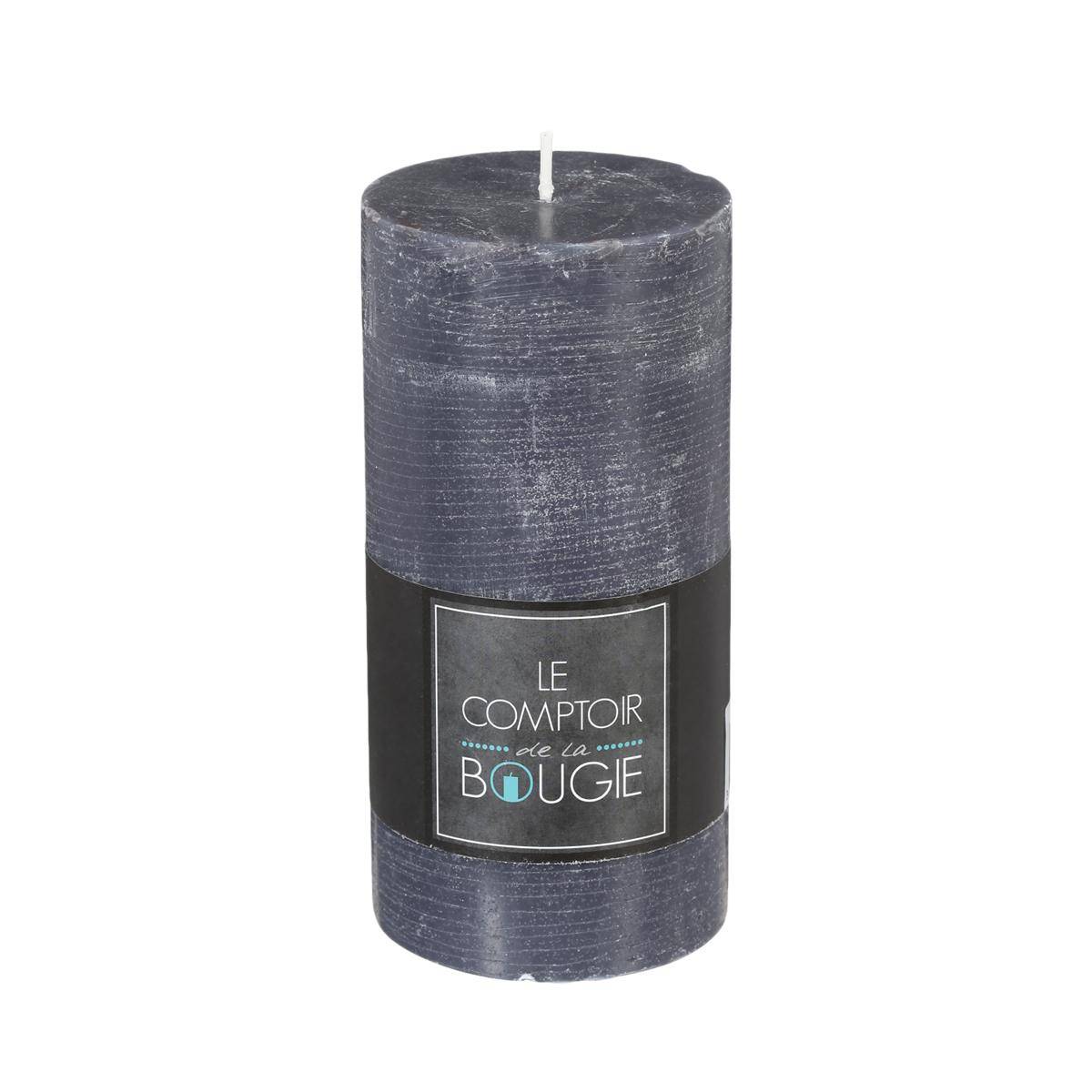 Bougie boule rustique - noir - 445g - Atmosphera créateur d'intérieur