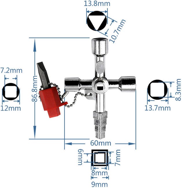 Set di chiavi regolabili a doppio uso in acciaio al carbonio, utensili manuali multifunzionali Set di chiavi regolabili a doppio uso in acciaio al carbonio, utensili manuali multifunzionali