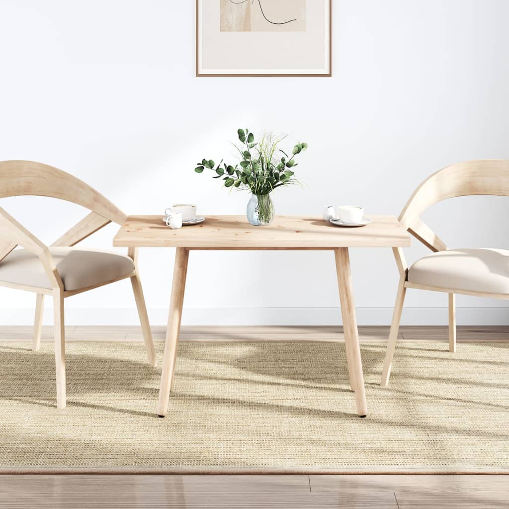 Tablero de mesa | tablero de escritorio | superficie de mesa rectangular madera maciza de pino 110x60x2,5 cm cfw76520
