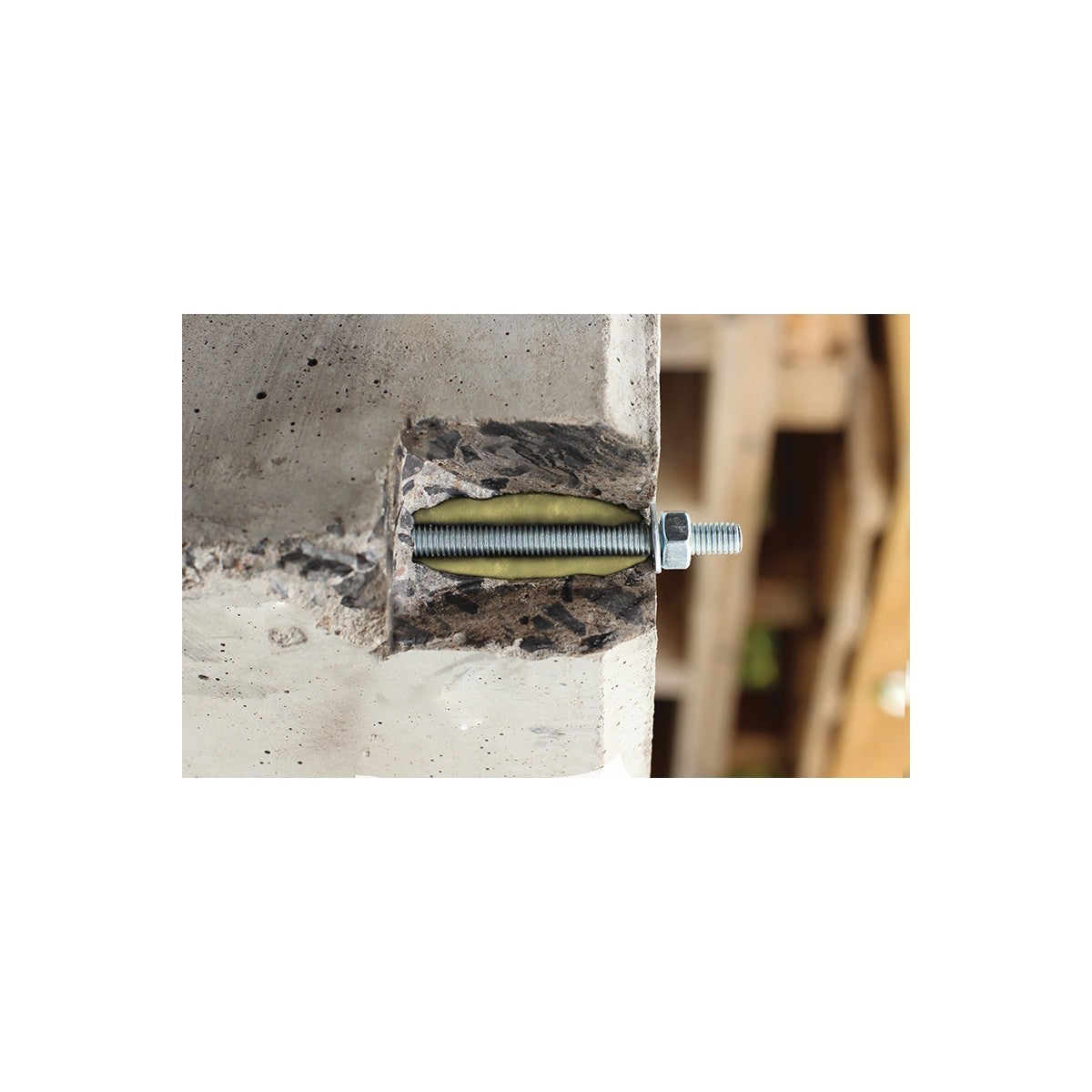 Kit di tenuta chimica M8 Aste in acciaio inox Garanzia a vita SCELL-IT Resistenza fino a 500Kg - 4