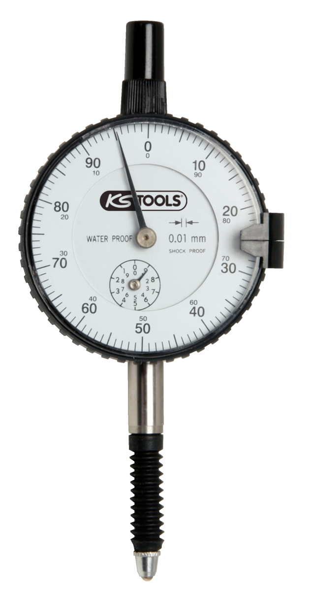 Komparator Mechaniczny KS Tools Dokładność +/- 0,01 mm Zakres 0-10 mm ze stali nierdzewnej