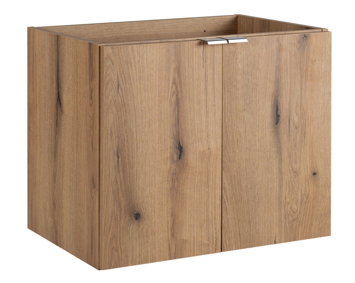 Szafka łazienkowa NOVA OAK 80 cm dąb coast evoke wisząca 2 drzwi półka