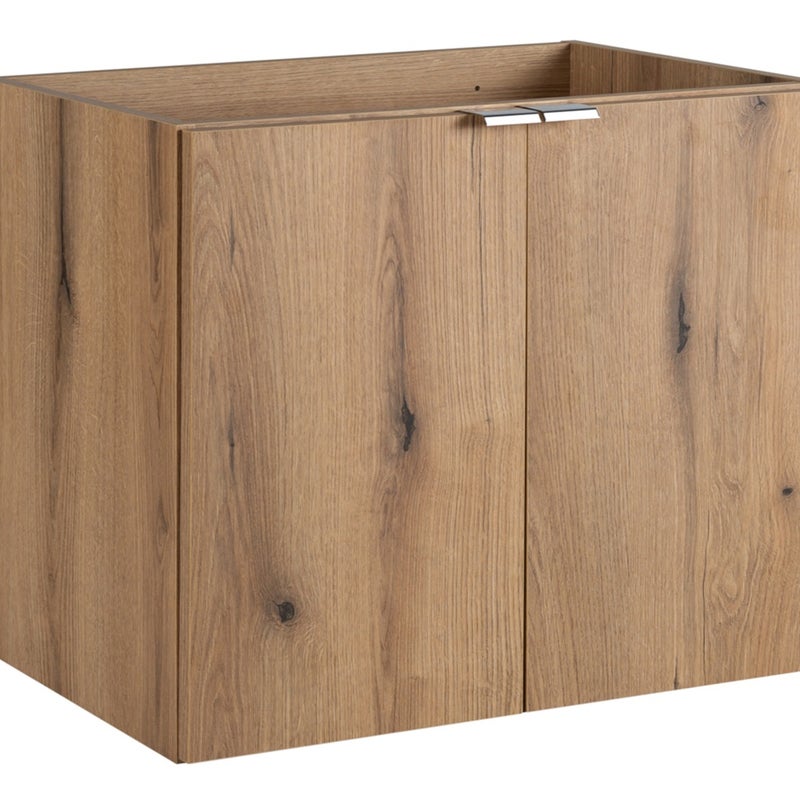 Szafka łazienkowa NOVA OAK 80 cm dąb coast evoke wisząca 2 drzwi półka