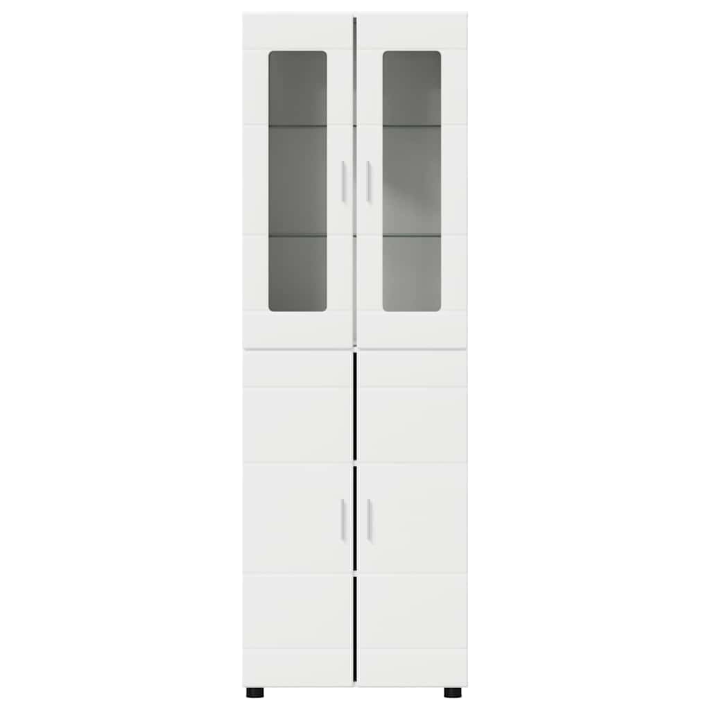 Armoire Haut de rangement - Armoire De Chambre Blanc 60 x 35 x 182 cm Bois d'ingénierie - 6