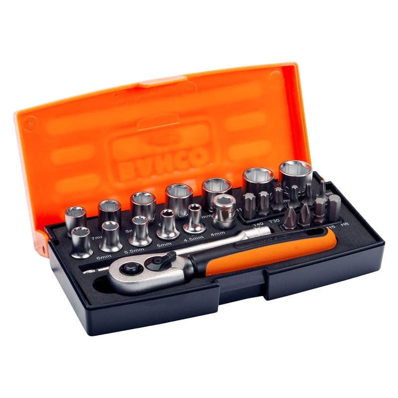 Bahco Set-Socket 1/4. 25-Tlg , Leroy Merlin