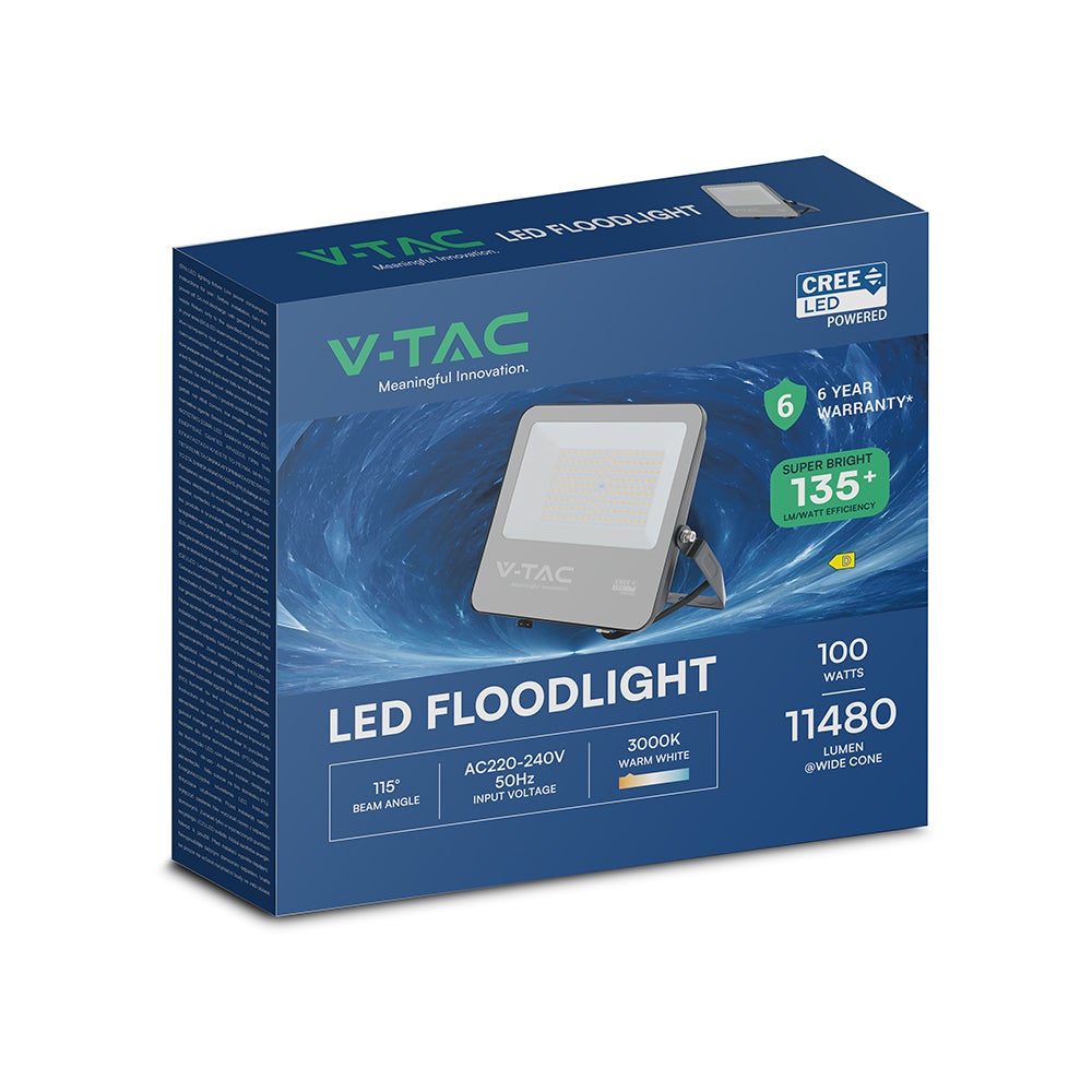Projecteur LED 100W 13500lm 3000K IP65 - 5